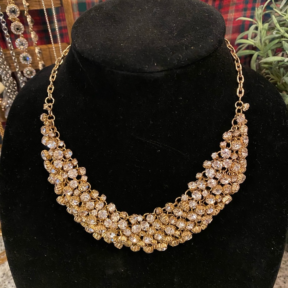 M. Haskell gold tone necklace